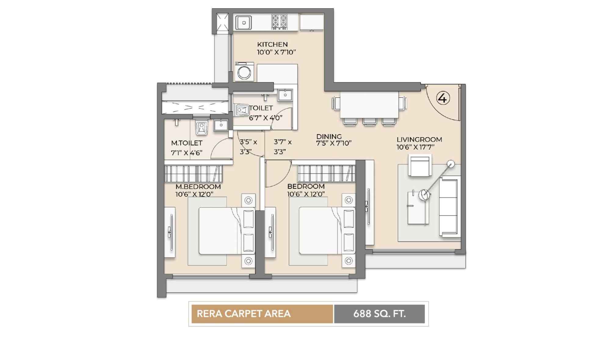 Arkade-Vistas-Views-Floor-Plan-2-BHK-688-Sqft