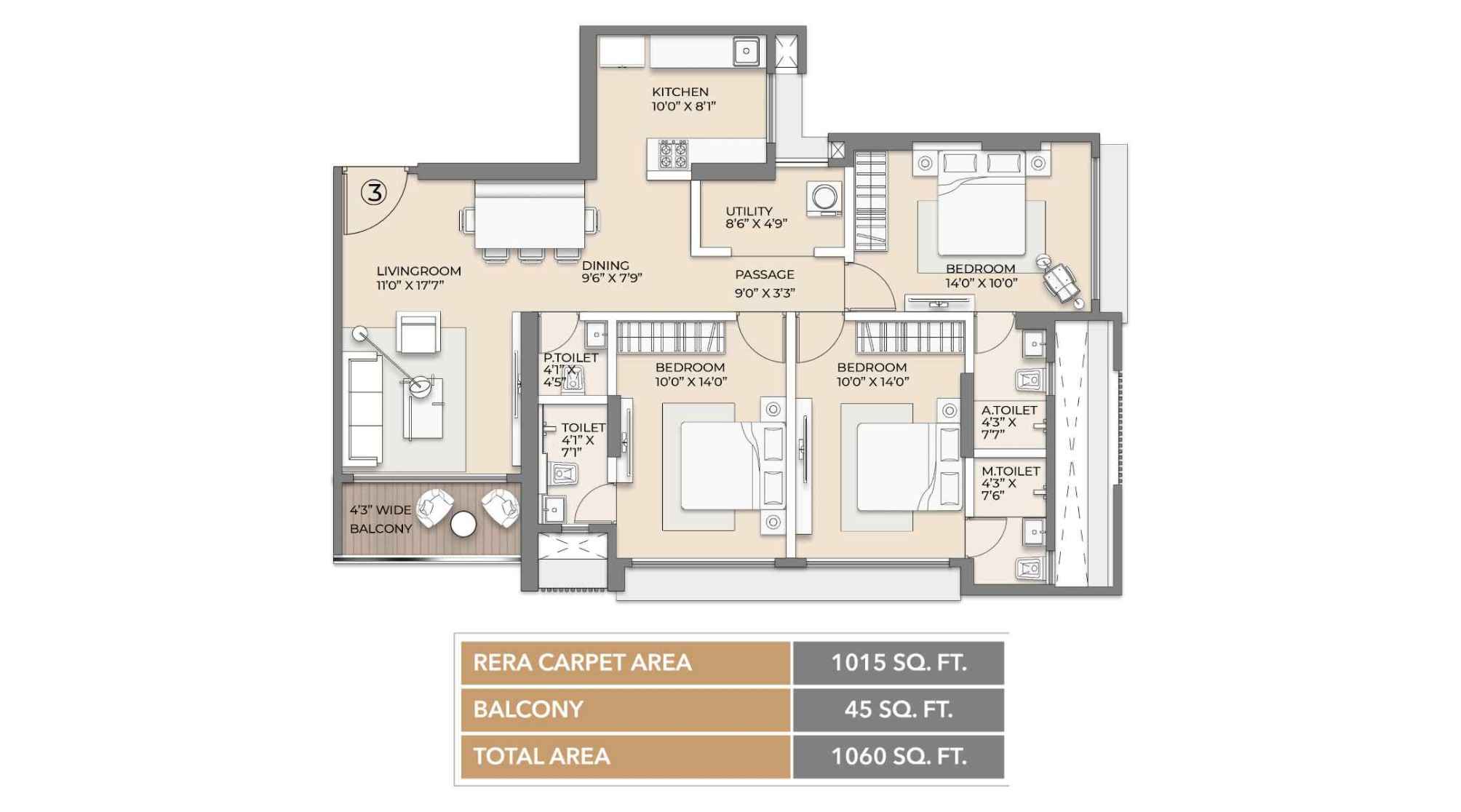 Arkade-Vistas-Views-Floor-Plan-3-BHK-1060-Sqft