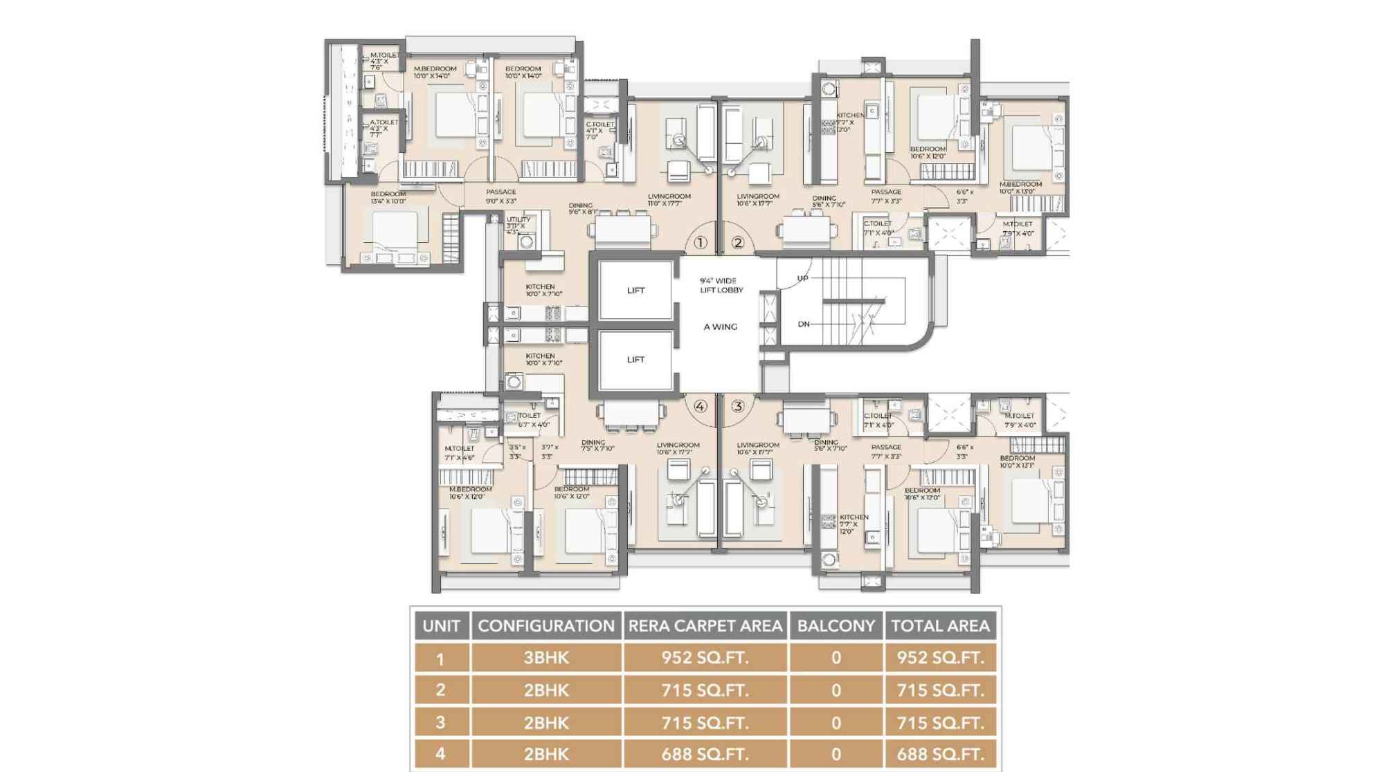 Arkade-Vistas-Views-Floor-Plan-Wing-A