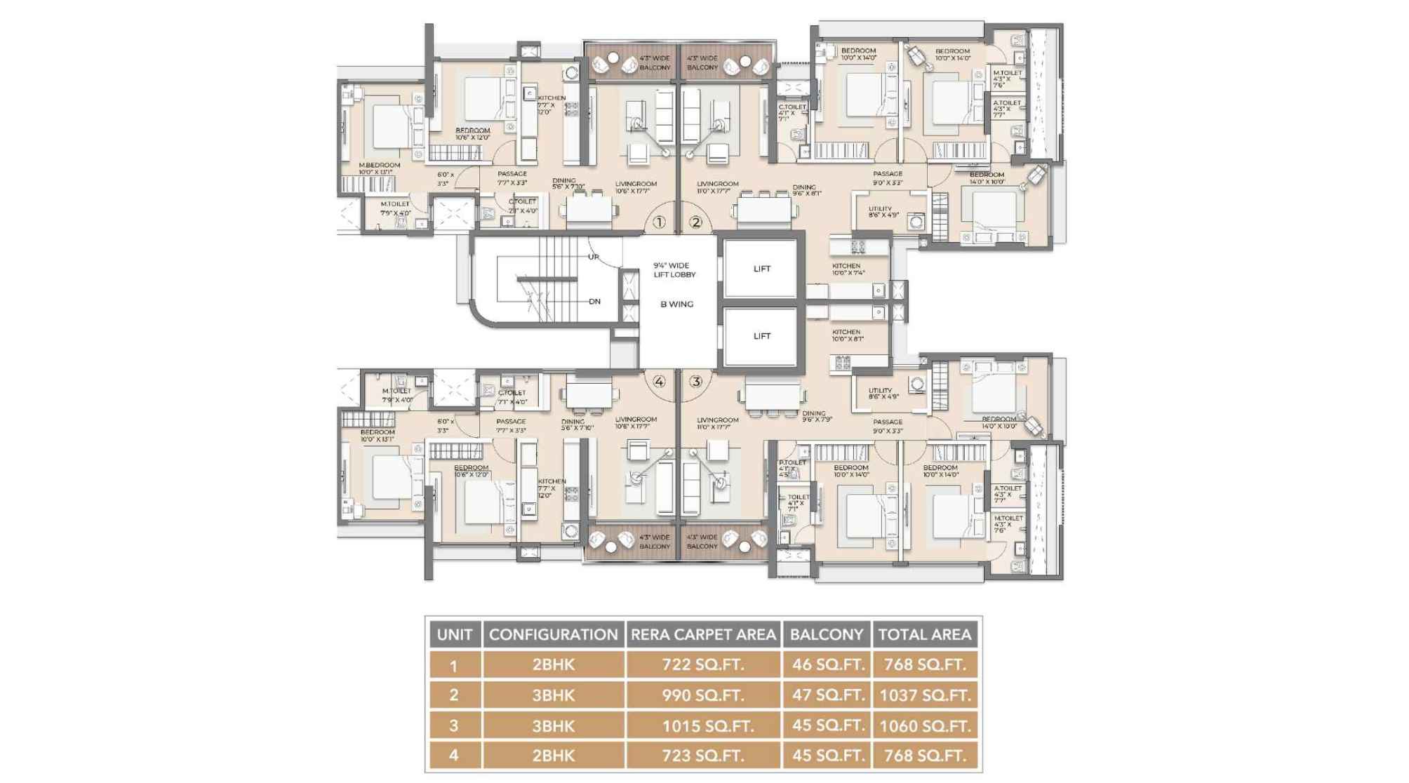 Arkade-Vistas-Views-Floor-Plan-Wing-B